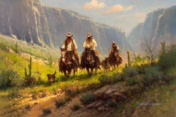  cow Tableaux - Far West cowboys 68 Far West